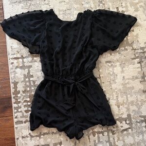 Black One Piece Romper